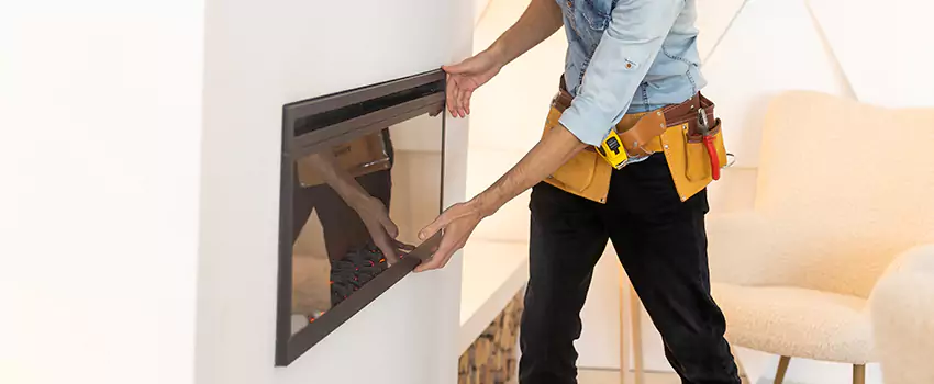 Metal Fireplace Installation in Wayne, Michigan