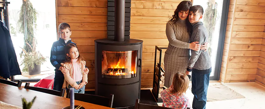 Morso Cast Iron Fireplace Insert Installation in Wayne, Michigan