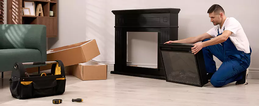 Old Rusted Metal Fireplace Repair And Replacement in Wayne, MI